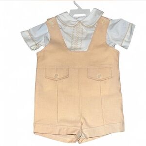 Vintage Toddle Tyke 70s to 80s 2 piece baby romper and shirt 2T